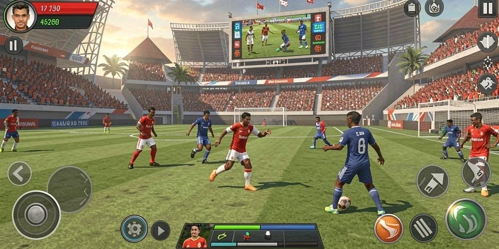 me355 - Screenshot saat bertualang dalam level yang penuh tantangan.